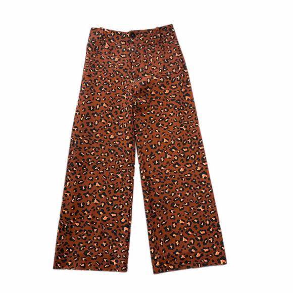Anthropologie Pants - Anthropologie Maeve The Colette Brown Leopard Spotted High Rise Ponte Pants